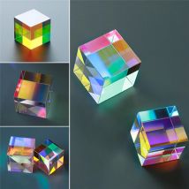 Cube en verre optique x-cube dichroïque, Cube prisme RGB, combinateur séparateur, éducatif, jouet éducatif de classe physique