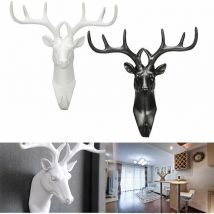 Accroche-tête de cerf Vintage | Crochet mural décoratif minimaliste, décoration de maison, bureau sur le manteau mural, porte-clé pour vêtements, gouvernante