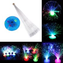 LED Nachtlicht Nacht Licht Fiber Optik Lampe