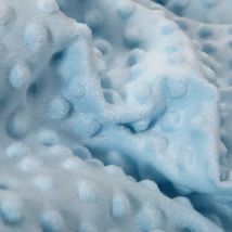 Drap de lit à pois Minky pour bébé, couverture de matelas pour enfants