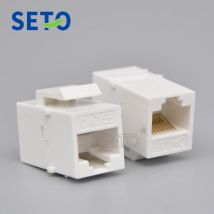 SeTo connecteur de réseau femelle à femelle | Module RJ45 Cat5e, clé pour prise de plaque murale