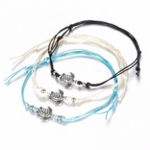 FNIO – bracelet de cheville multicouche rétro pour femmes, bohème, rétro, corde tortue, sexy, bracelet de plage, chaîne animal, bijoux de pied