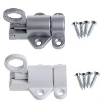 Boulon de porte en aluminium pour porte fenêtre | En aluminium blanc, anneau de sécurité, boulon de porte, matériel de verrouillage