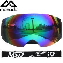 Mosodo – lunettes de Ski magnétiques pour homme et femme, antibuée, pour Snowboard, Ski, grande taille sphérique, hiver