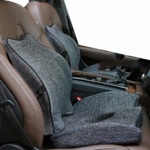 Coussin de voiture siège de voiture soutien du dos et Coccyx coussin en mousse à mémoire anti-dérapant universel confortable pour le conducteur de mal de dos