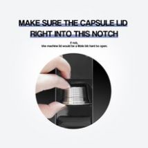 Dernière Capsule de café modifiable rechargeable d'acier inoxydable pour le bleu de Lavazza