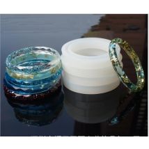moule en Silicone bricolage Bracelet en résine bijoux en résine époxy moules pour bijoux