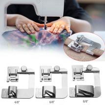 Machine à coudre domestique 13-25mm, pied presseur ourlet, sertissage pieds pour Brother Singer, accessoires de couture