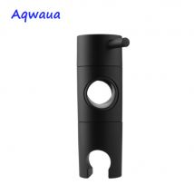Aqwaua – support de pomme de douche à main noir, pour barre coulissante, Angle de hauteur 20-25mm, pulvérisateur réglable, pièce de rechange de douche