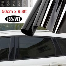 Films de teinte de vitres de voiture | Pour vitres de voiture, autocollants de pare-soleil 50cm/19.69(W)