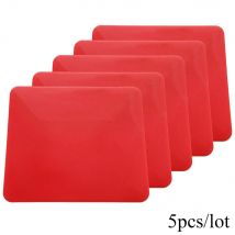 Ensemble de raclette souple en vinyle pour voiture, 5 pièces, couleur or, rouge, noir, décalcomanies travaux manuels, teinte de fenêtre, Application 5A50