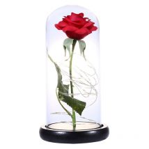 Rose artificielle clignotante lumineuse à bandes | Décoration florale pour mariage, saint valentin, pour amoureux