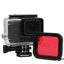Étui étanche, filtre de plongée sous-marine pour gopro Hero Black 5 6 7, accessoires
