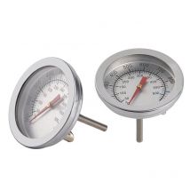 Outil de Camp Barbecue Barbecue en acier | 100-500 Celsius en acier inoxydable, Barbecue Smoker Grill thermomètre température Barbecue en plein air 1 pièce