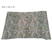 Largeur 150cm poids léger gaze maille respirant extérieur jardin animal ombre Camouflage tissu tissu soleil abri couverture auvent