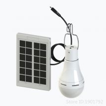 Ampoule solaire Portable à 12 LED, avec panneau solaire, éclairage d&#39;urgence, luminaire d&#39;extérieur, idéal pour un jardin