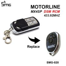 433Mhz duplicateur copie sans fil pour MOTORLINE MX4SP RCM DSM télécommande double clé Fob 433MHZ porte Garage