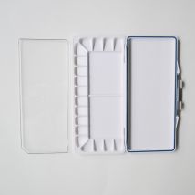 Xiupu 18 palette de couleurs de grille peut être plié palette de peinture à l'aquarelle contient un verre organique détachable une palette transparente
