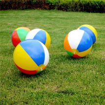 15/23/30/36/40cm ballon de plage gonflable PVC ballons d'eau arc-en-ciel-couleur balles été plage extérieure natation jouets nouveauté