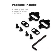 VTT Pédales Spd Cales Spd Pour le Vélo de Route Chaussures D'intérieur Cyclisme Taquet Ensemble Compatible Avec Shimano