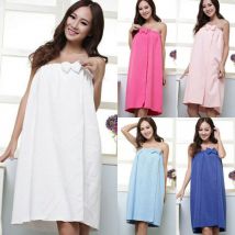 Femmes Corps En Microfibre Serviette Enroulée Bain Douche Spa Corps Robe Magique Séchage Rapide Serviette Enroulée de Bain Robe De Plage Jupe 140*75cm