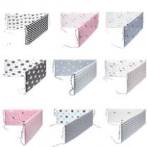 Coton bébé lit pare-chocs oreiller coussin bébé lit protecteur infantile lit bord chambre décor