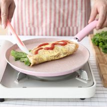 24Cm(8 pouces) poêle Pizza crêpe poêle antiadhésive casseroles en aluminium Steak marmite cuisinière à gaz cuisinière à Induction casseroles