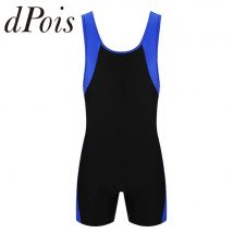 Maillot de bain sans manches pour hommes, bloc de couleur, col en U, Fitness, Body, Body, Body