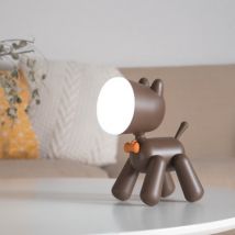 LED rechargeable par USB chambre d'enfants lampe de chevet variété chiens étudiant lampe de lecture dessin animé veilleuse