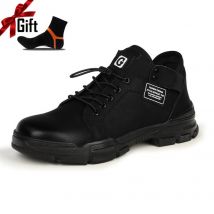 Chaussures de sécurité pour hommes | Baskets Anti-perçage, chaussures de travail à bout en acier, baskets Anti-perforation pour travailleurs