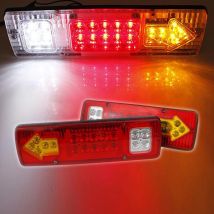 12V étanche 19 LED voiture camion remorque camion frein arrêt tourner feu arrière lampe lumières bateau remorque feux arrière accessoires de voiture