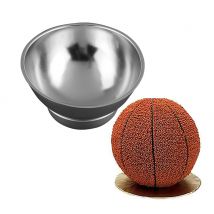 Panier de Football rond en forme de boule | Moule à gâteau Fondant, moule à gâteau d'anniversaire