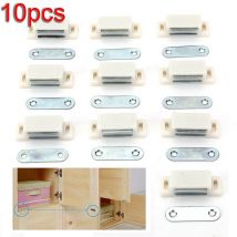 Butoir de porte magnétique 10 pièces/ensemble | Pour armoire de cuisine, armoire, armoire, armoire, armoire, garde-robe, tout loquet de porte magnétique