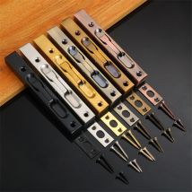 Verrou de porte caché en acier inoxydable, 6 pouces, verrou de sécurité pour porte coulissante, quincaillerie anti-poussière pour salle de bain