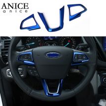 Couvercle de volant intérieur en acier | Pour ford Focus mk3 pas pour RS ST 3 pièces