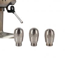 Buse à vapeur universelle en acier inoxydable, buse parfaite pour mousse de lait, pour Barista Rocket/EXPOBAR outils à café 4 trous