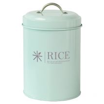 1 pièces 2.5kg riz seau Cyanblue blanc cuillère riz boîte de rangement fer débris collations couvert seau baril multifonction 2019NEW chaude