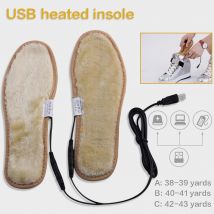 Semelle intérieure chauffante USB randonnée en plein air Sport bottes de Ski chauffantes chauffe-pieds