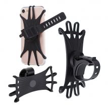 Universel Silicone vélo support pour téléphone moto Mobile support de téléphone portable support pour téléphone pour téléphone portable montage bande vélo GPS Clip