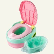 Sac poubelle de voyage à 5 rouleaux | Sac poubelle avec cordon de serrage, siège de toilette, sac poubelle jetable, sac poubelle pour enfants