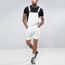 Combinaisons en Jeans à la pour hommes, salopette pantalon à bretelles en jean à poche grande taille S-XXXL