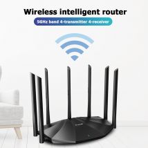 Tenda AC23 Gigabit WiFi routeur sans fil amplificateur 2100M 2.4 + 5GHz 7x antennes répéteur couverture plus large Extender réseau