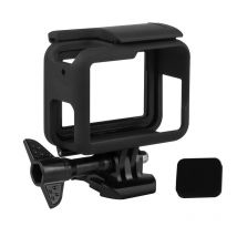 Etui cadre pour GoPro Hero 7/6/5/Hero ) accessoires rapide tirer mobile douille vis (noir) objectif pour go pro 7 blanc argent