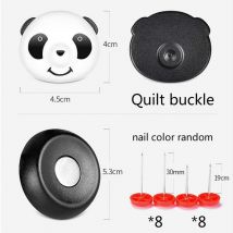Attache à Clips de couette 8 pièces | Couette, drap de lit, Grippers, pince de couette, porte-matelas, anti-rides, magnétique, boucles de couette pour ménage