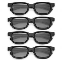 4 pièces/lot VQ163R polarisé passif 3D lunettes pour 3D TV réel 3D cinémas pour Sony Panasonic prix