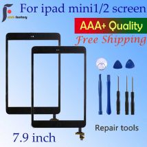 Écran tactile pour iPad Mini 1 écran tactile, bouton d'accueil, pour iPad Mini 2 A1432 A1454 A1455 A1489 A1490 A1491
