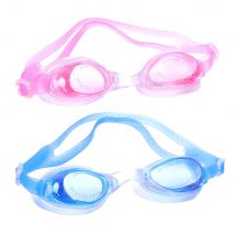 2 pièces lunettes de natation Anti-buée Silicone réglable UV bloc lunettes de natation lunettes de natation lunettes de natation pour les adolescents adultes