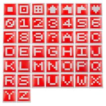 44 feuille/ensemble intérêt formation carte d'identification visuelle programmation apprentissage Robot éducatif papier dur enfants jouet pour