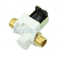 Electrovanne électrique 12V DC 1/2 &quot;0-0.8MPa N/C pour chauffe-eau à Air solaire, pièces de rechange durables