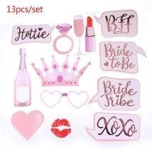 Masque de fête pour future mariée, accessoires Photo, décoration de mariage, enterrement de vie de jeune fille, stand Photo